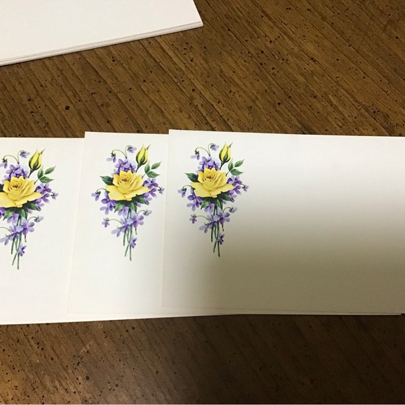 POST A NOTE 4 flower design post cards … boxed … vintage … about 30 post cards - Picture 8 of 16